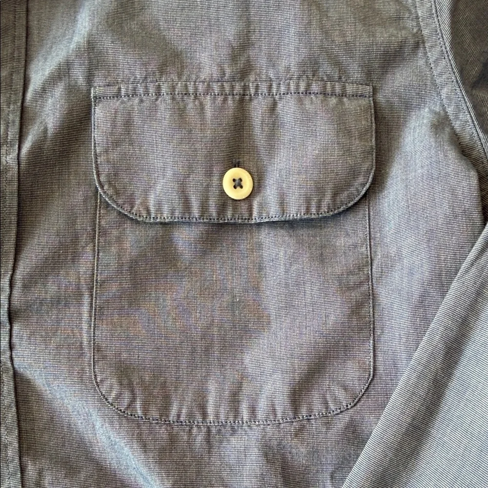 J. Crew Blue Casual Button-Down Shirt